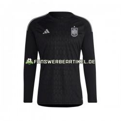 Torwart Trikot Spanien Herren Heimausrüstung 2022 Langarm