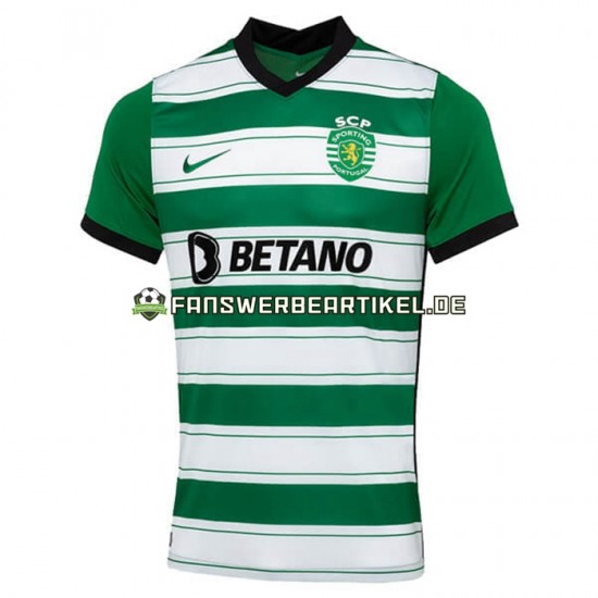 Trikot Sporting CP Herren Heimausrüstung 2022-2023 Kurzarm