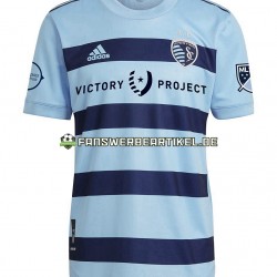 Trikot Sporting Kansas City Herren Heimausrüstung 2022 Kurzarm