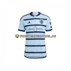 Trikot Sporting Kansas City Herren Heimausrüstung 2023-2024 Kurzarm