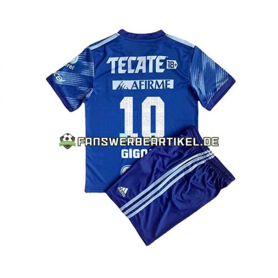 Andre-Pierre Gignac 10 Trikot UANL Tigres Kinder Auswärtsausrüstung 2022-2023 Kurzarm