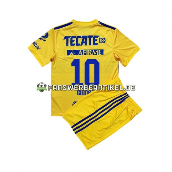 Andre-Pierre Gignac 10 Trikot UANL Tigres Kinder Heimausrüstung 2022-2023 Kurzarm