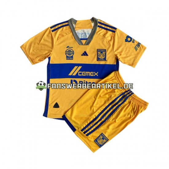 Trikot UANL Tigres Kinder Heimausrüstung 2023-2024 Kurzarm