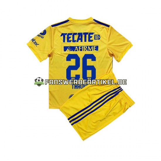 Florian Thauvin 26 Trikot UANL Tigres Kinder Heimausrüstung 2022-2023 Kurzarm