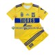 Tigres UNAL Trikot Kinder Heimausrüstung 2022-2023 Kurzarm