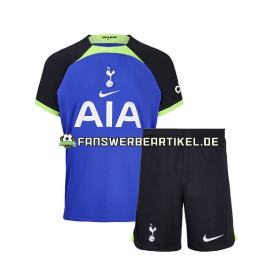 Trikot Tottenham Hotspur Kinder Auswärtsausrüstung 2022-2023 Kurzarm