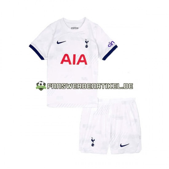 Trikot Tottenham Hotspur Kinder Heimausrüstung 2023-2024 Kurzarm