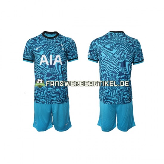 Trikot Tottenham Hotspur Kinder Ausweich ausrüstung 2022-2023 Kurzarm