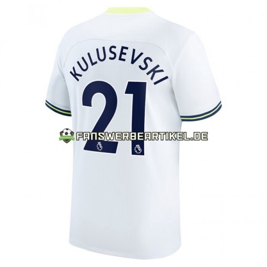 Dejan Kulusevski 21 Trikot Tottenham Hotspur Herren Heimausrüstung 2022-2023 Kurzarm