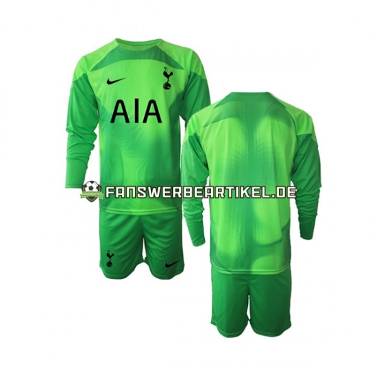 Torwart Trikot Tottenham Hotspur Kinder Auswärtsausrüstung 2022-2023 Langarm