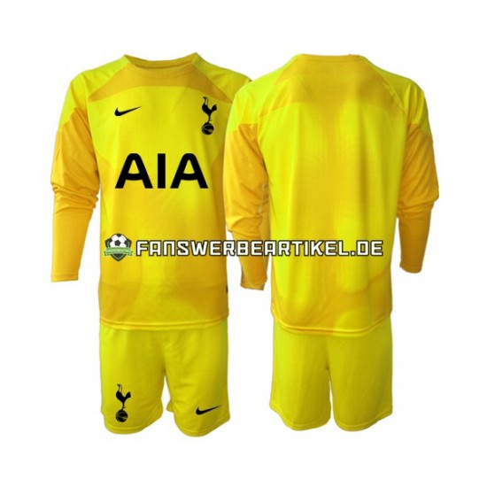 Torwart Trikot Tottenham Hotspur Kinder Heimausrüstung 2022-2023 Langarm