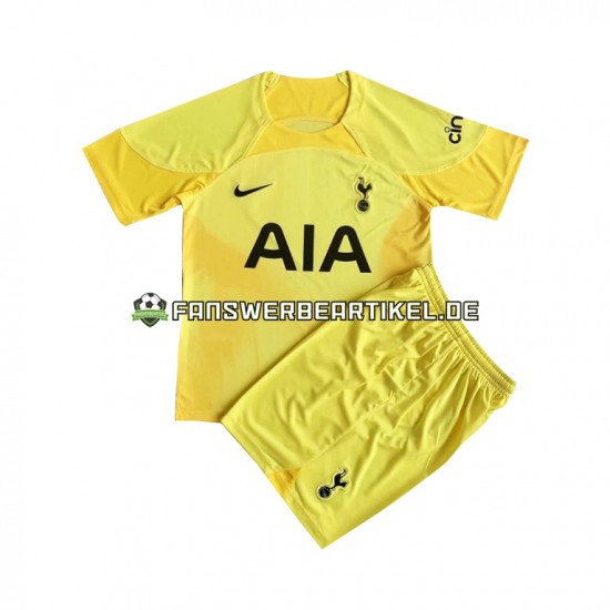 Torwart Trikot Tottenham Hotspur Kinder Heimausrüstung 2022-2023 Kurzarm