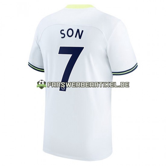 Son Heung-min 7 Trikot Tottenham Hotspur Herren Heimausrüstung 2022-2023 Kurzarm