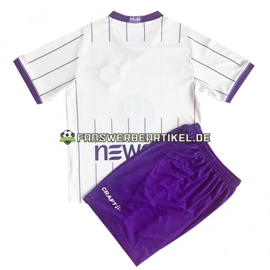 Trikot Toulouse FC Kinder Heimausrüstung 2022-2023 Kurzarm