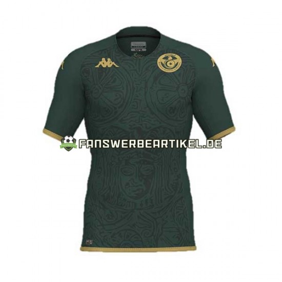 Trikot Tunesien Herren Ausweich ausrüstung WM 2022 Kurzarm