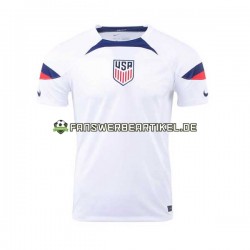 Trikot USA Herren Heimausrüstung WM 2022 Kurzarm