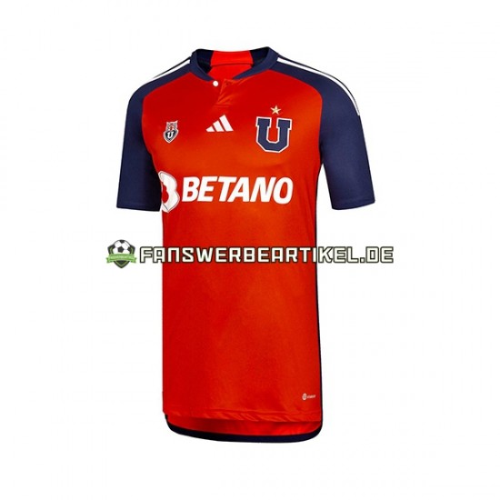 Trikot Universidad de Chile Herren Auswärtsausrüstung 2023 Kurzarm