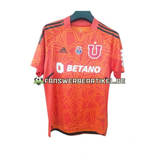 Torwart Trikot Universidad de Chile Herren Heimausrüstung 2022-2023 Kurzarm