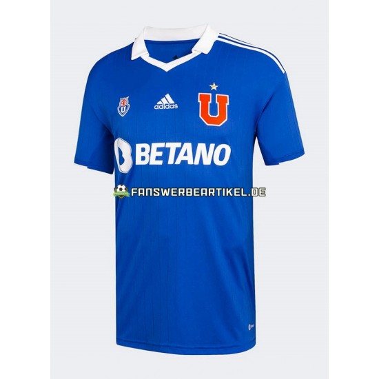 Trikot Universidad de Chile Herren Heimausrüstung 2022 Kurzarm