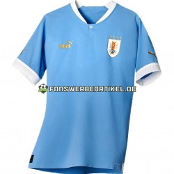 Trikot Uruguay Herren Heimausrüstung WM 2022 Kurzarm