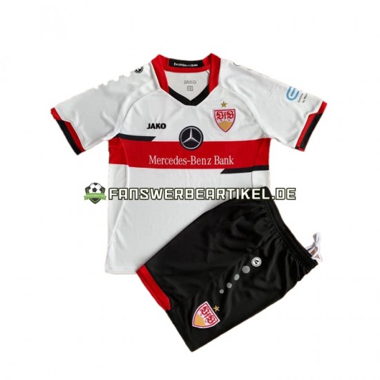 Trikot VfB Stuttgart Kinder Heimausrüstung 2021-2022 Kurzarm