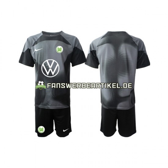 Torwart Trikot VfL Wolfsburg Kinder Heimausrüstung 2022-2023 Kurzarm