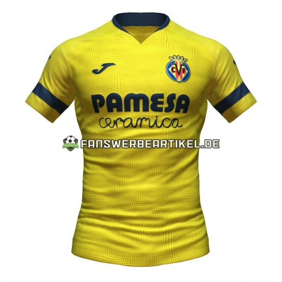 Trikot Villarreal CF Herren Heimausrüstung 2022-2023 Kurzarm