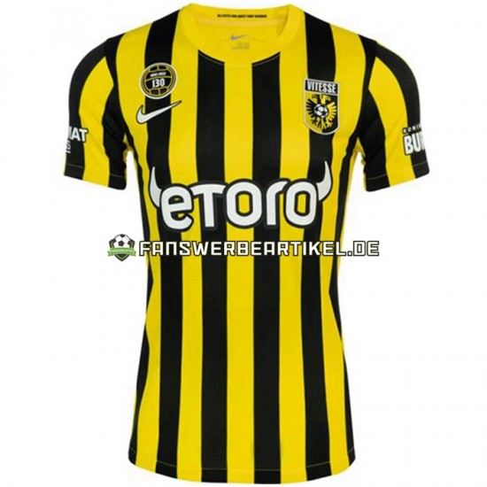 Vitesse Trikot Herren Heimausrüstung 2022-2023 Kurzarm