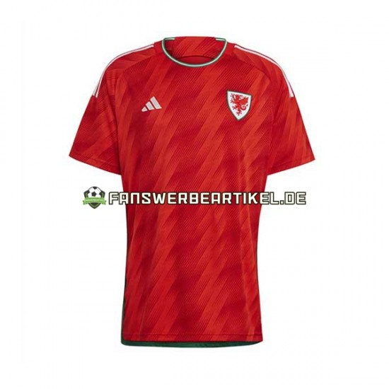 Trikot Wales Herren Heimausrüstung WM 2022 Kurzarm