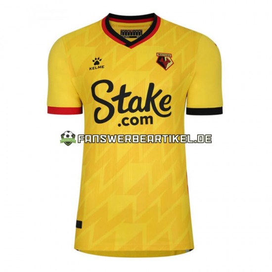 Trikot Watford Herren Heimausrüstung 2022-2023 Kurzarm