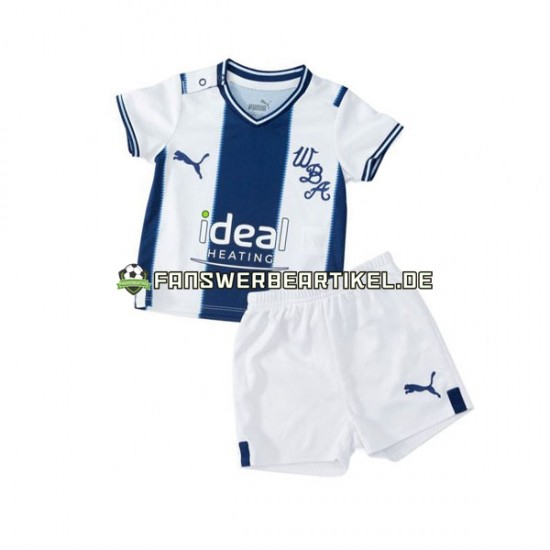 Trikot West Bromwich Albion Kinder Heimausrüstung 2022-2023 Kurzarm