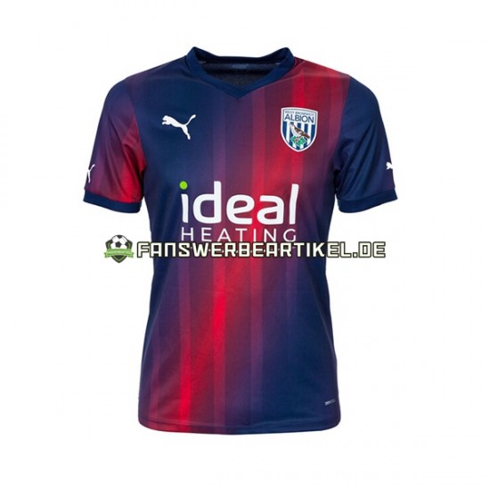 Trikot West Bromwich Albion Herren Ausweich ausrüstung 2023-2024 Kurzarm