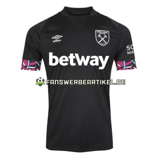 Trikot West Ham United Herren Auswärtsausrüstung 2022-2023 Kurzarm