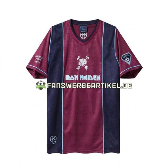 Retro Iron Maiden Trikot West Ham United Herren Auswärtsausrüstung 2011 Kurzarm