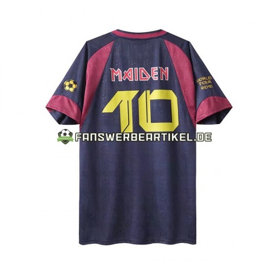 Retro Iron Maiden Trikot West Ham United Herren Heimausrüstung 2010 Kurzarm