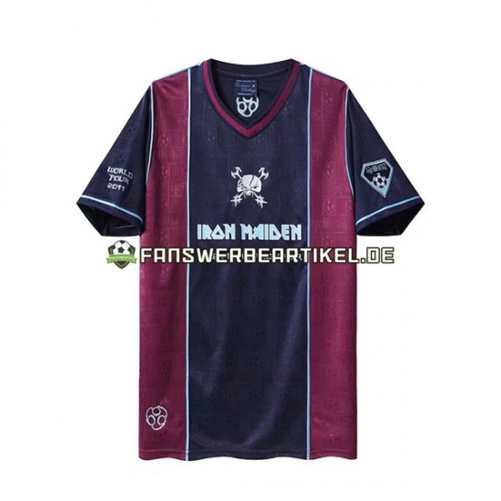 Retro Iron Maiden Trikot West Ham United Herren Heimausrüstung 2011 Kurzarm