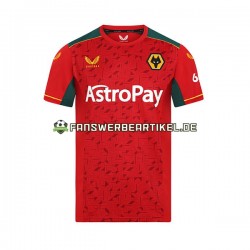 Trikot Wolverhampton Wanderers Herren Auswärtsausrüstung 2023-2024 Kurzarm