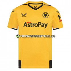 Trikot Wolverhampton Wanderers Herren Heimausrüstung 2022-2023 Kurzarm