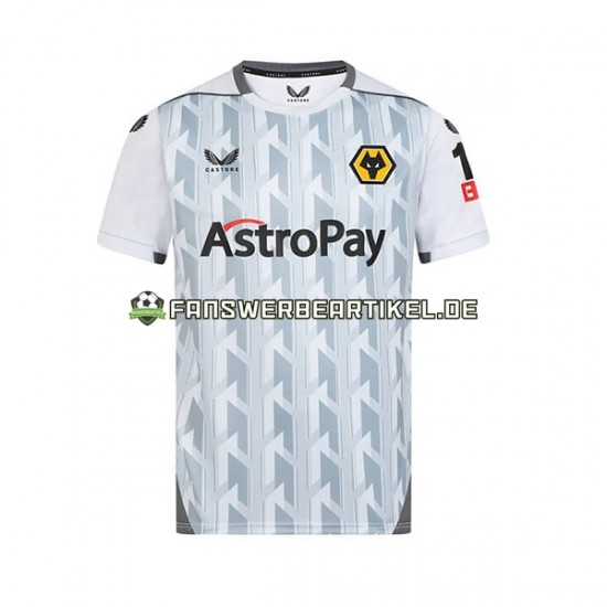 Trikot Wolverhampton Wanderers Herren Ausweich ausrüstung 2023-2024 Kurzarm