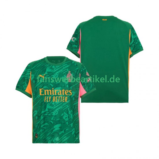 Torwart Trikot AC Mailand Herren Auswärtsausrüstung 2025-2026 Kurzarm