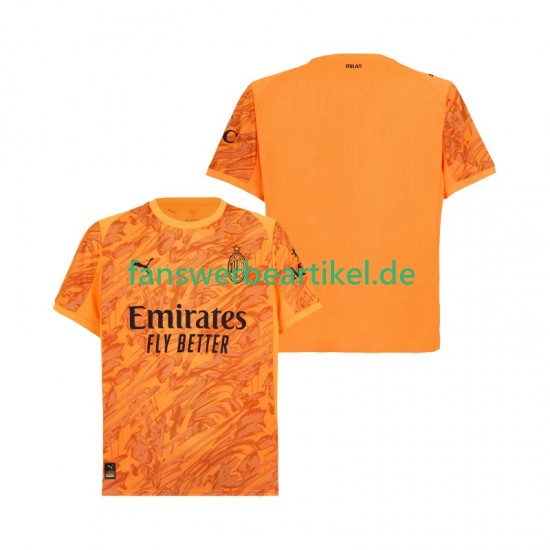 Torwart Trikot AC Mailand Herren Ausweich ausrüstung 2025-2026 Kurzarm