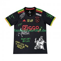 Bob Marley Special Trikot Ajax Amsterdam Herren Heimausrüstung Schwarz 2025-2026 Kurzarm