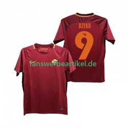 DZEKO 9 Retro 2017-2018 Trikot AS Rom Herren Heimausrüstung Kurzarm