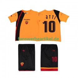 TOTTI 10 Retro 2005- Trikot AS Rom Kinder Heimausrüstung 2006 Kurzarm