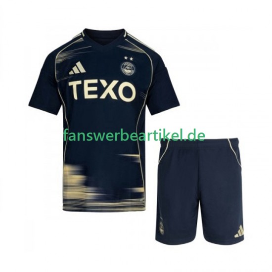 Trikot Aberdeen Kinder Auswärtsausrüstung 2025-2026 Kurzarm