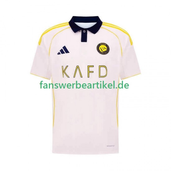 Al Nassr Trikot Herren Ausweich ausrüstung 2025-2026 Kurzarm
