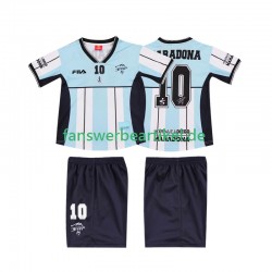 MARADONA 10 Retro 2000 Trikot Argentinien Kinder Heimausrüstung Kurzarm