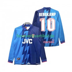 Bergkamp 10 Retro 1995 1996 Trikot Arsenal Herren Auswärtsausrüstung Langarm