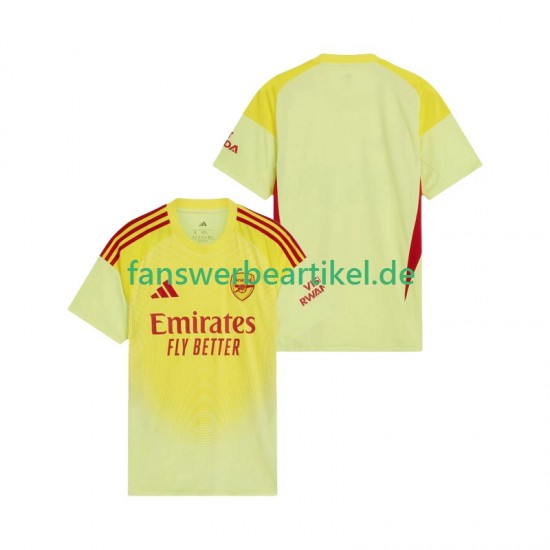 Torwart Trikot Arsenal Herren Heimausrüstung 2025-2026 Kurzarm