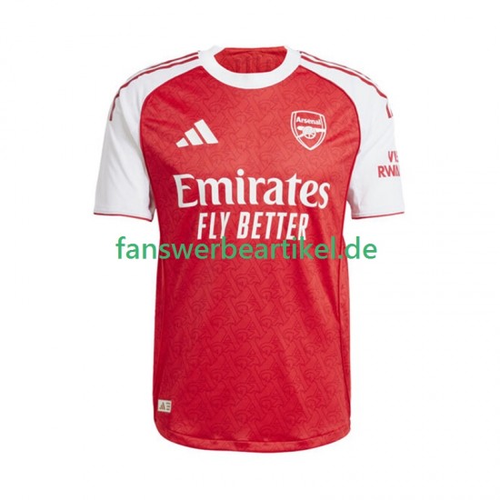Trikot Arsenal Herren Heimausrüstung 2025-2026 Kurzarm